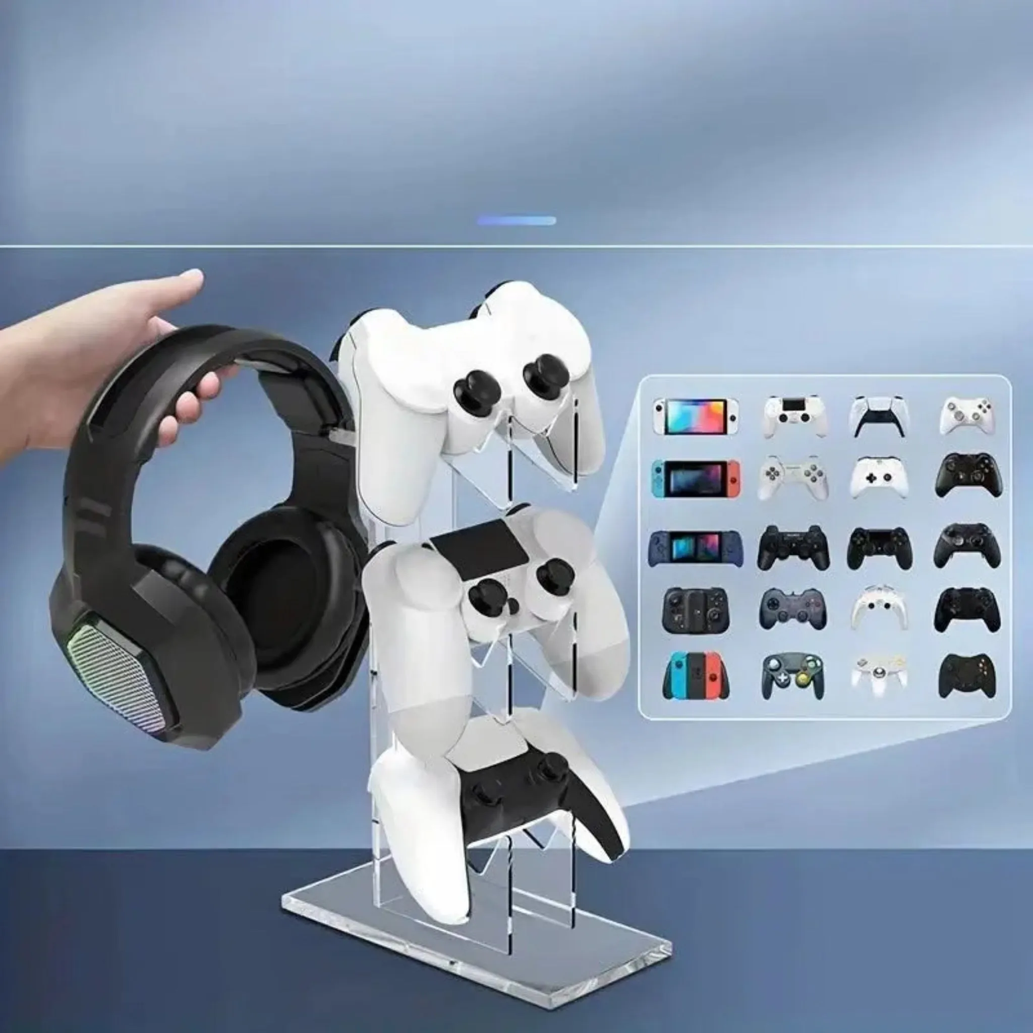Gaming Controller Stand - 3-Layer Organizer