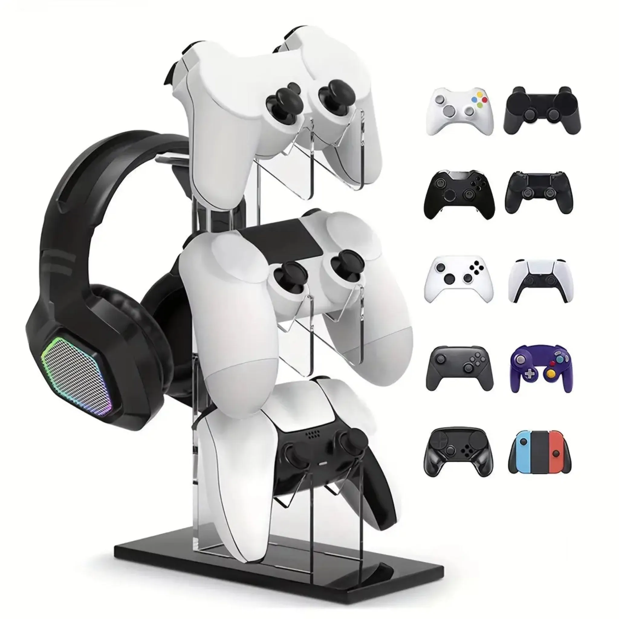 Gaming Controller Stand - 3-Layer Organizer