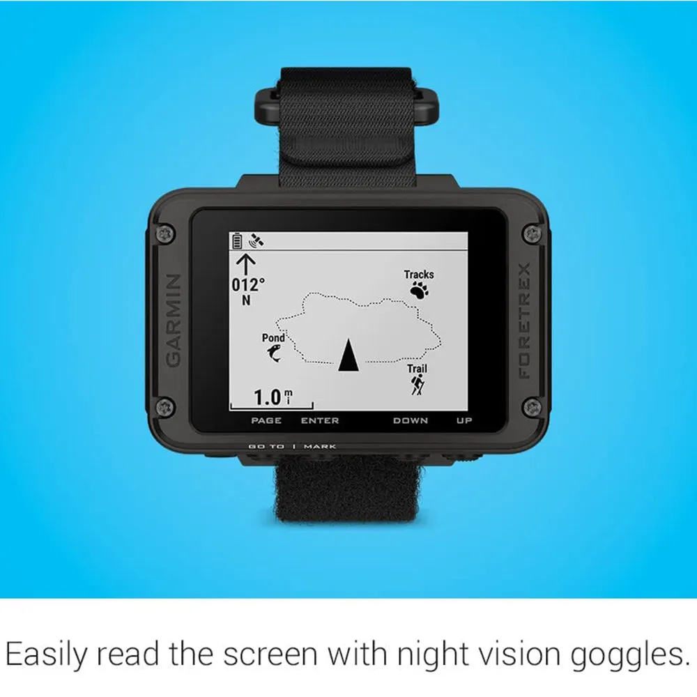 Garmin Foretrex 801 Upgraded Multi-Band GNSS Longer Battery Life Wrist-Mounted GPS Navigation - 010-02759-00