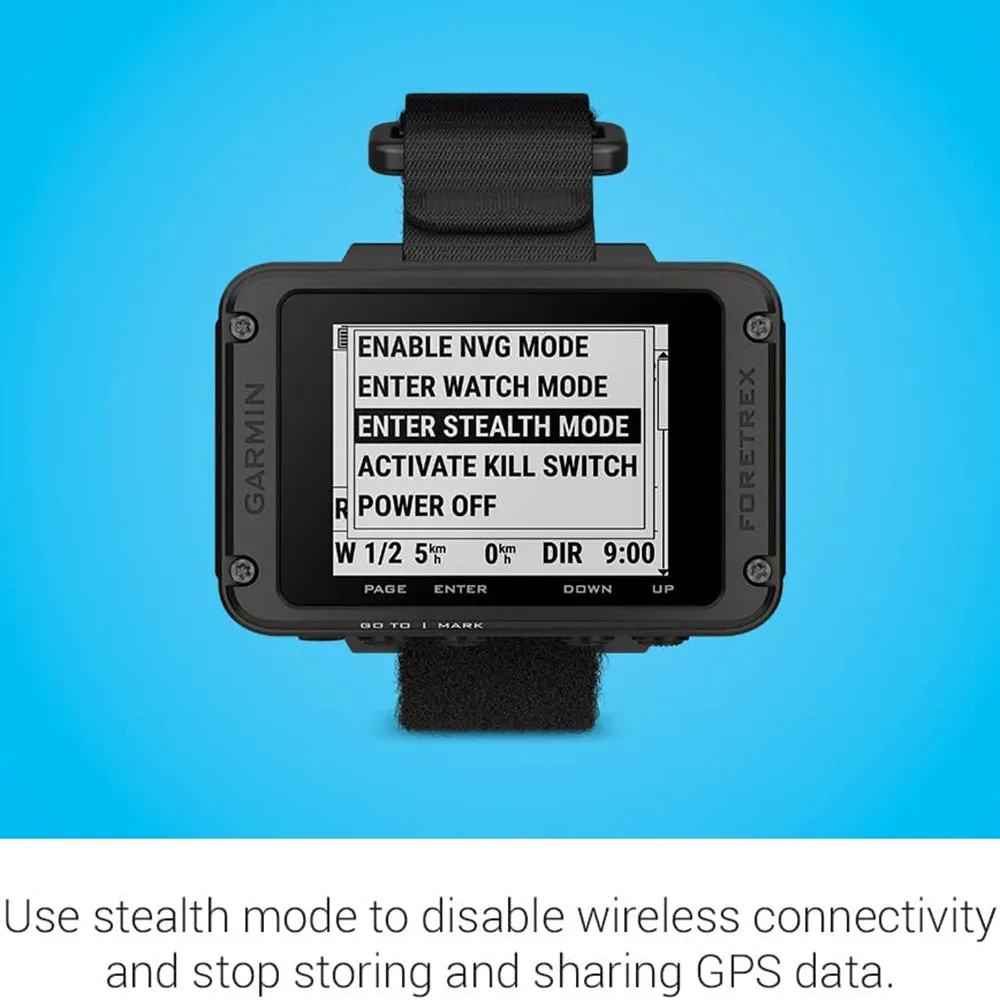 Garmin Foretrex 801 Upgraded Multi-Band GNSS Longer Battery Life Wrist-Mounted GPS Navigation - 010-02759-00
