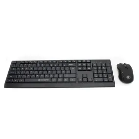 GoFreetech Wireless Keyboard / Mouse Combo - Black