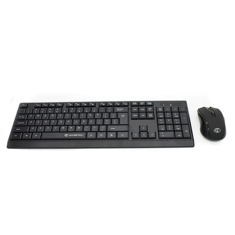 GoFreetech Wireless Keyboard / Mouse Combo - Black