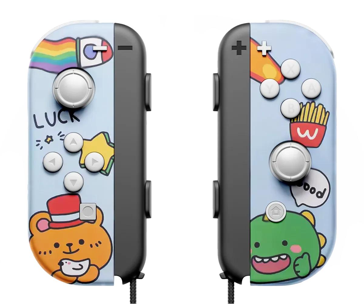GOOD LUCK CUSTOM NINTENDO JOY-CON CONTROLLERS
