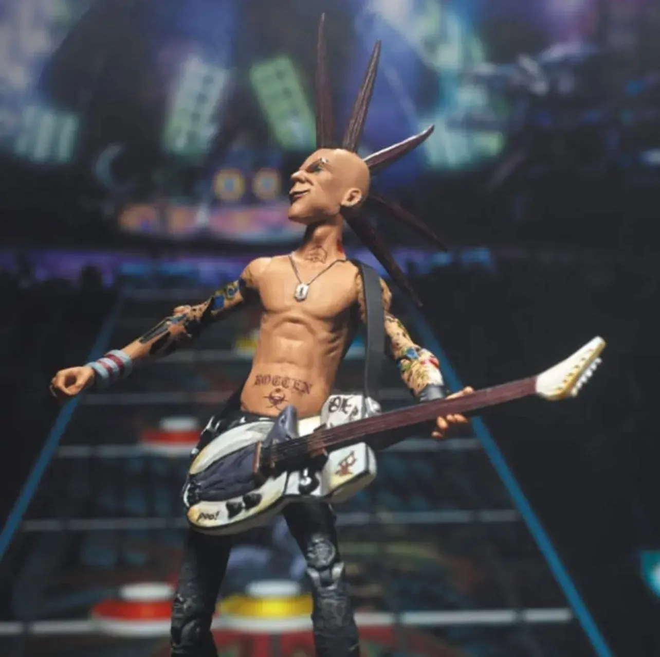 Guitar Hero Johnny Napalm Action Figure