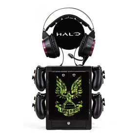 Halo Game Locker, Controller Holder, and Headset Stand