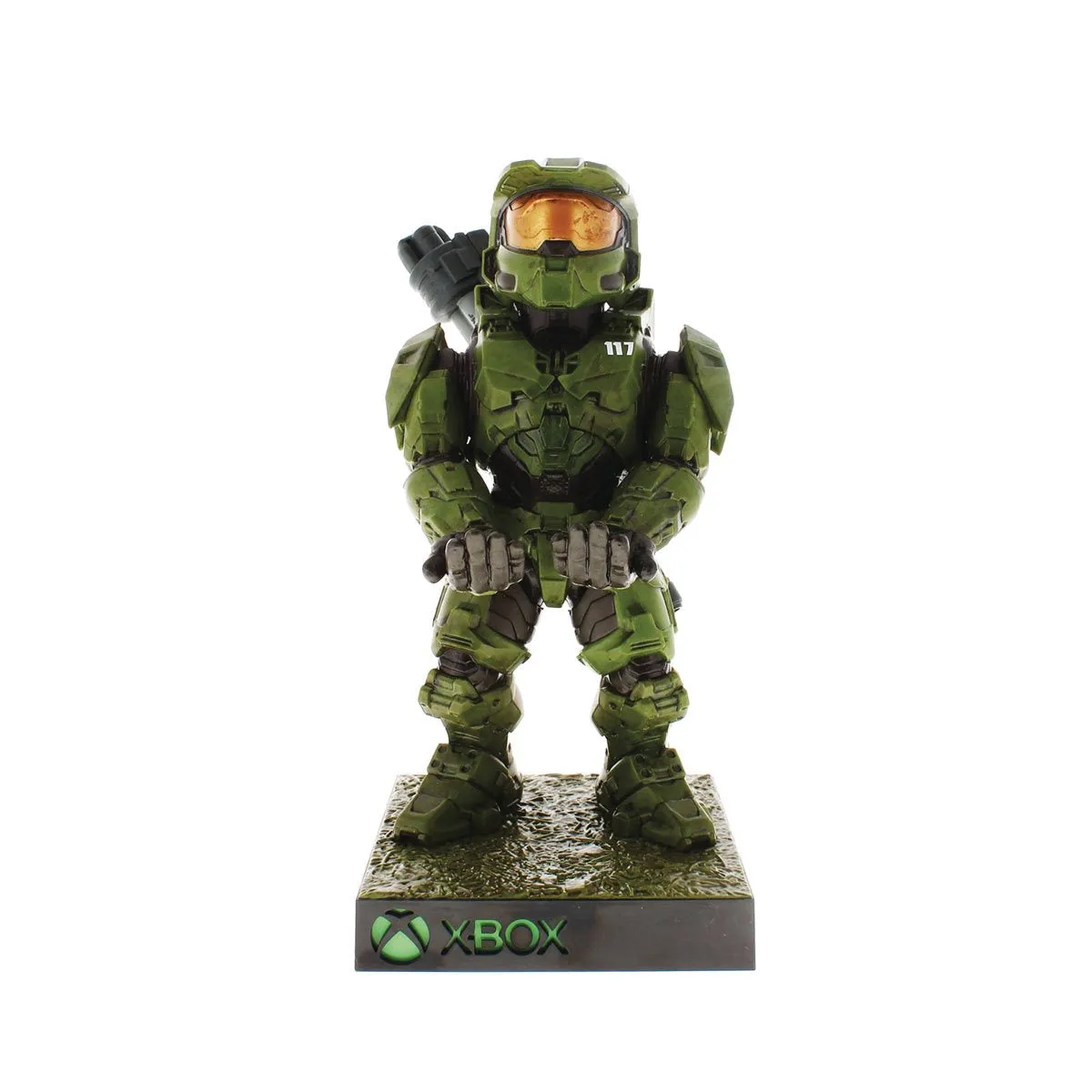 Halo Infinite Master Chief Exclusive Variant with Light-Up Base Cable Guy Controller Holder by Exquisite Gaming