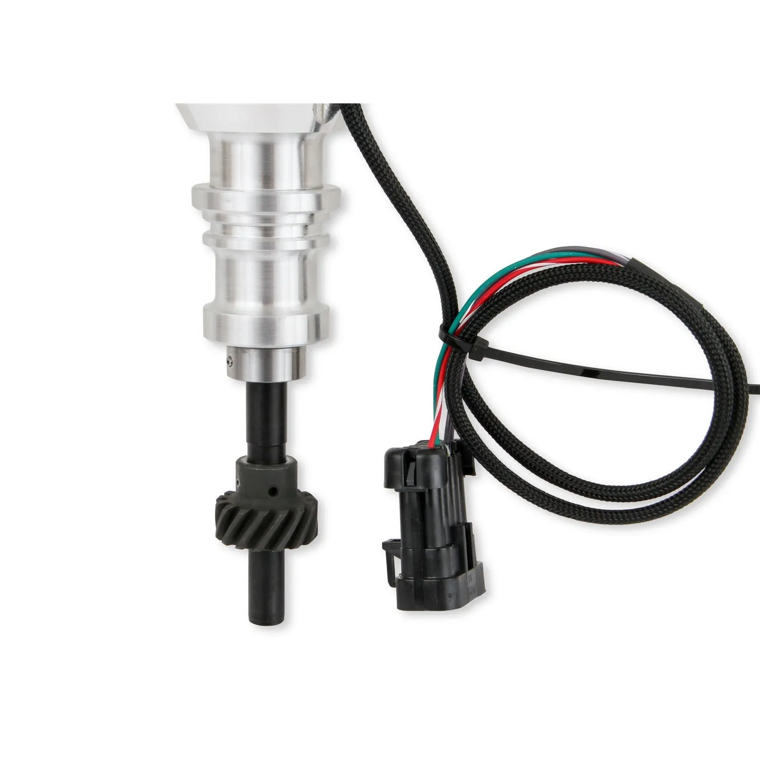 Holley EFI Dual Sync Distributor - Hall Effect - HEI Style Terminal - Clear - Small Block Ford