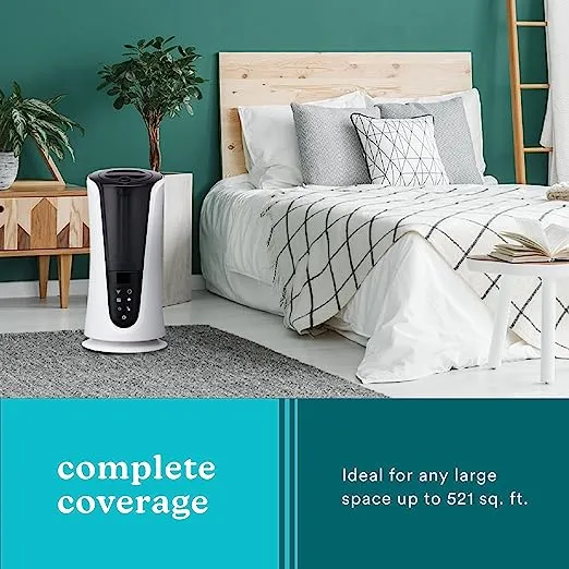 Homedics TotalComfort Deluxe Warm & Cool Mist Ultrasonic Humidifier