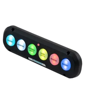 iConnex Switch Keypad CAN 6-way Grey 2 Metre