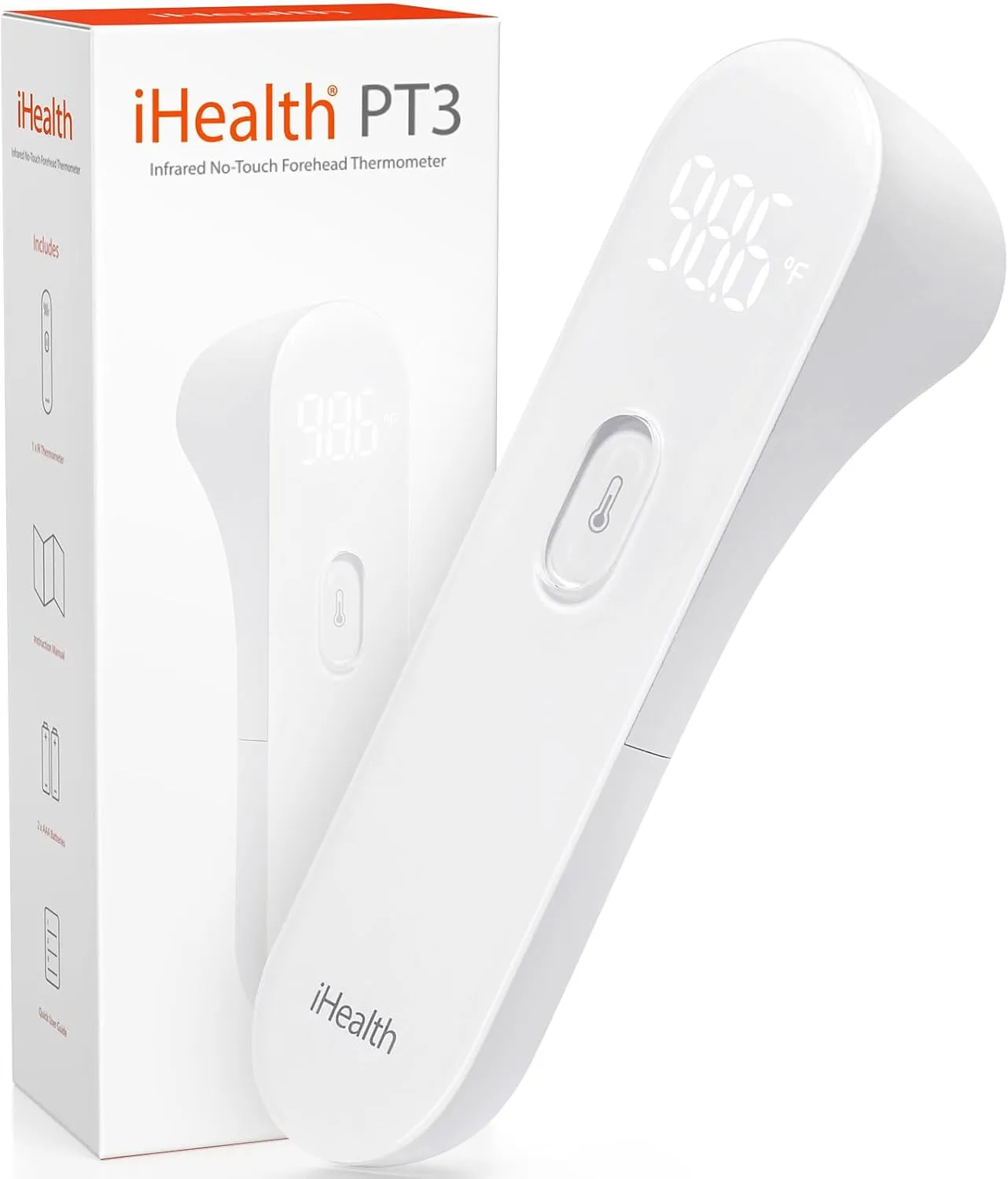 iHealth Non-Contact Digital Infrared Thermometer For Babies, Adults And Children