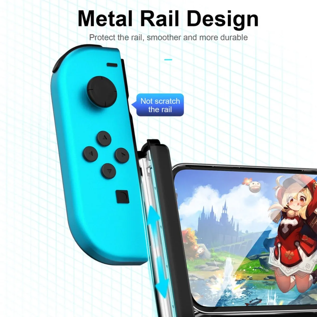 IINE JoyCon Adapter Adjustable Mount for IPhone
