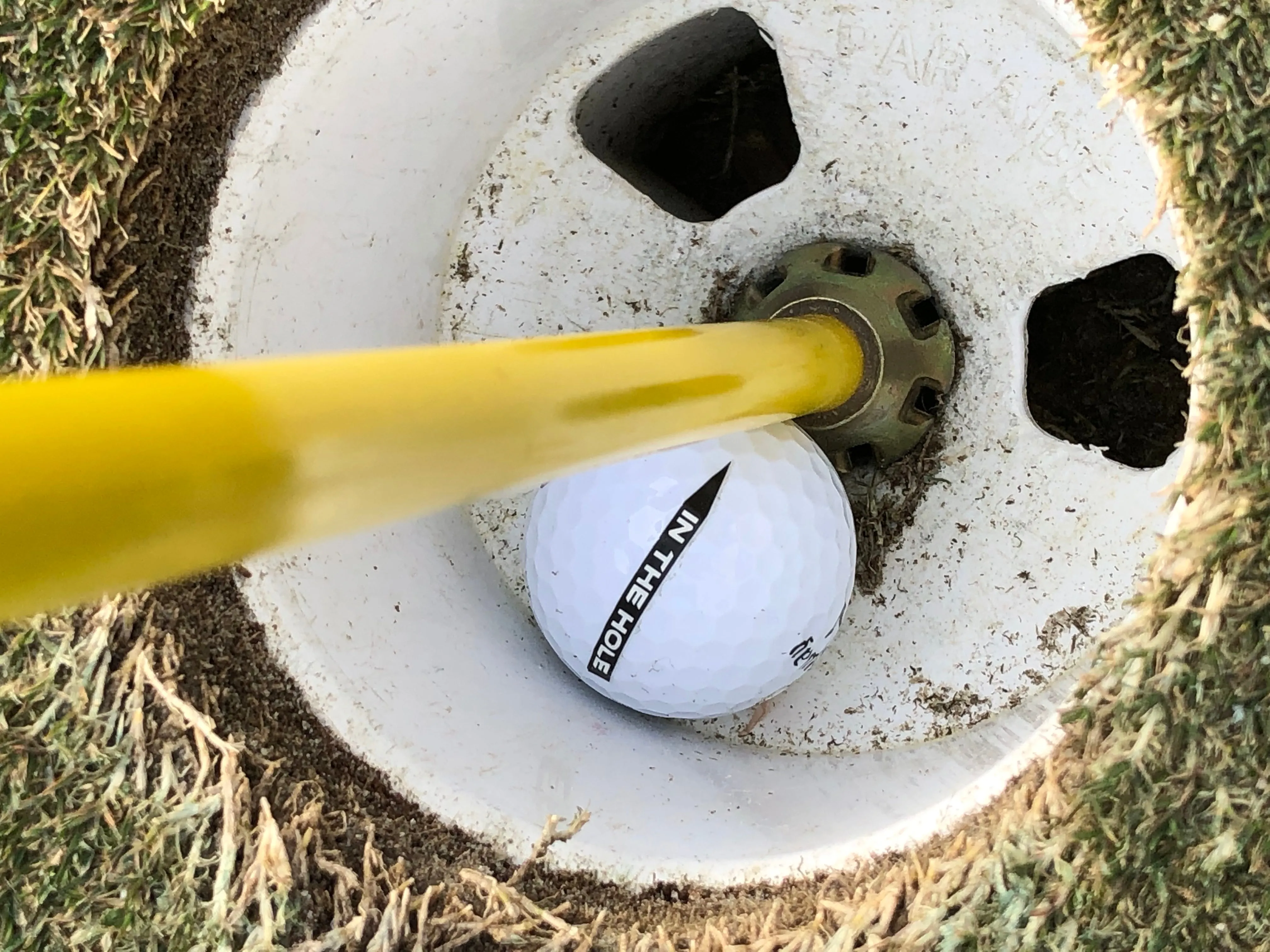 In The Hole Putting Alignment Arrows