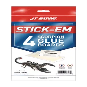 JT Eaton Stick-Em Glue Board 4 pk