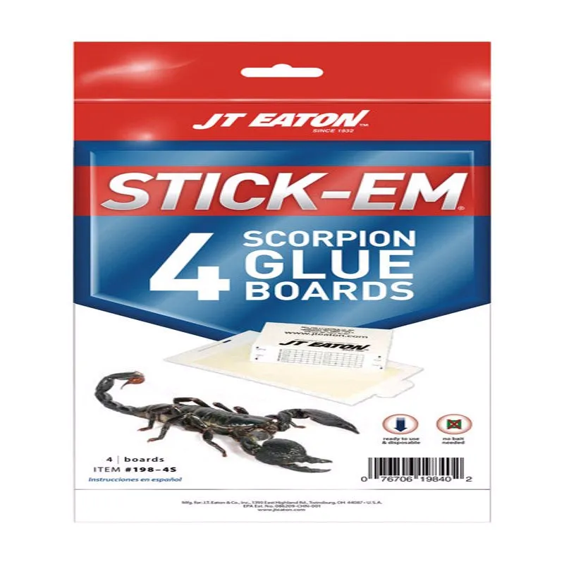 JT Eaton Stick-Em Glue Board 4 pk