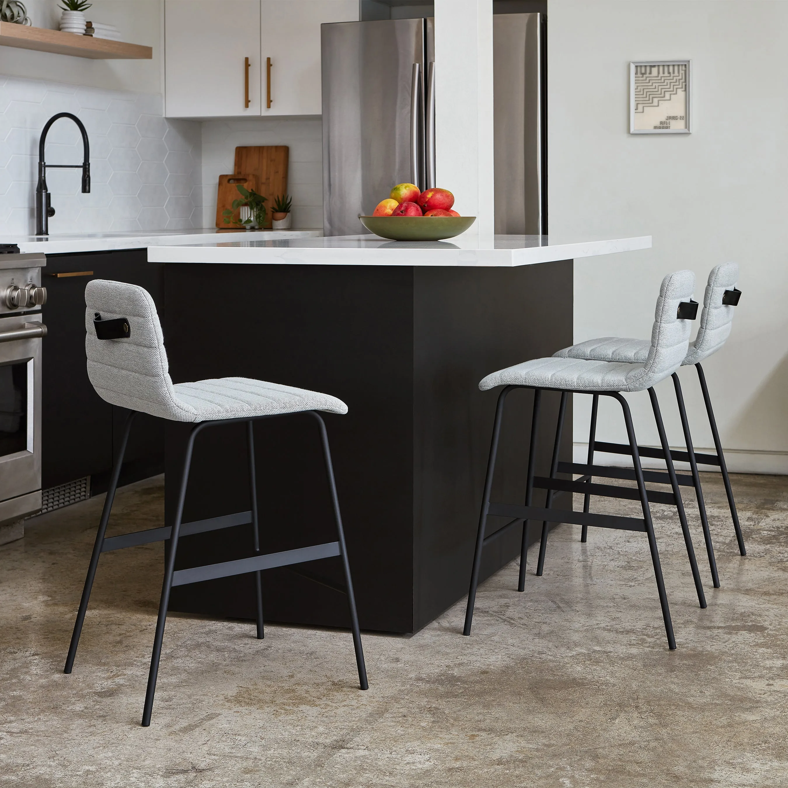Lecture Upholstered Counter Stool