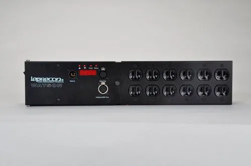 Leprecon Watson W-6D 15A Powercon In 6 Duplex Out DMX In/2-Out