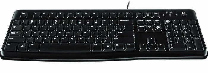 Logitech K120 USB Keyboard with FREE! Protective Cover