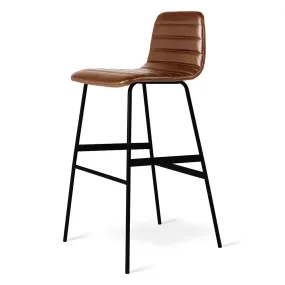 <font color="#ff0000">FLOOR MODEL</font><br>Lecture Leather Bar Stool