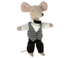 Maileg | Waiter Mouse, Big Sister/Brother