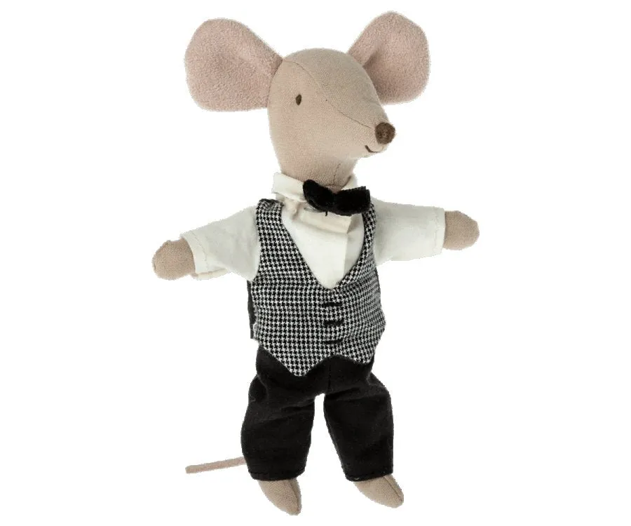 Maileg | Waiter Mouse, Big Sister/Brother