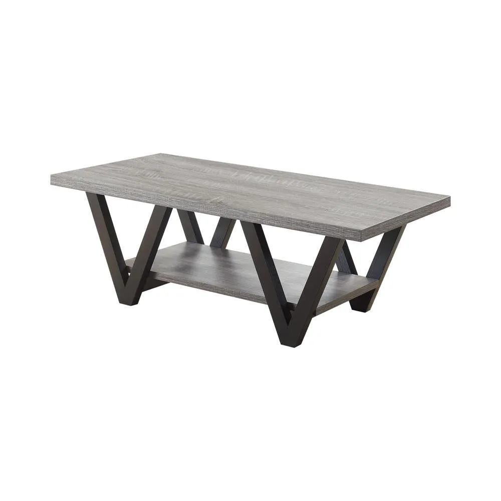 Mid Century Modern Black Coffee Table