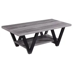 Mid Century Modern Black Coffee Table
