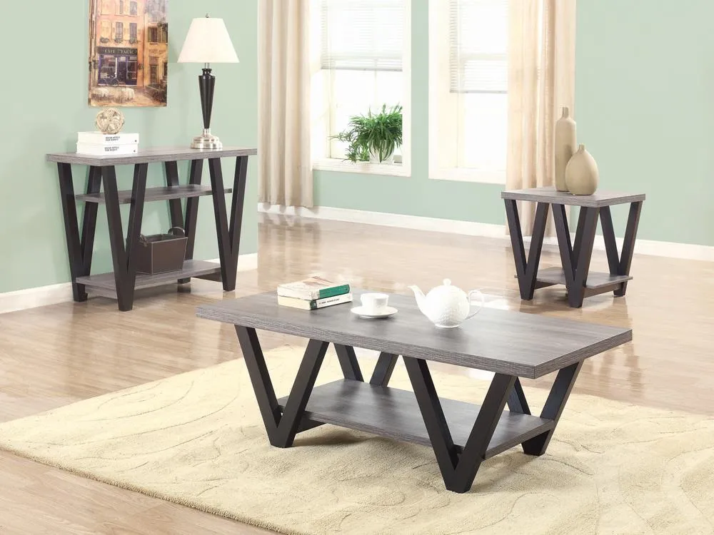 Mid Century Modern Black Coffee Table