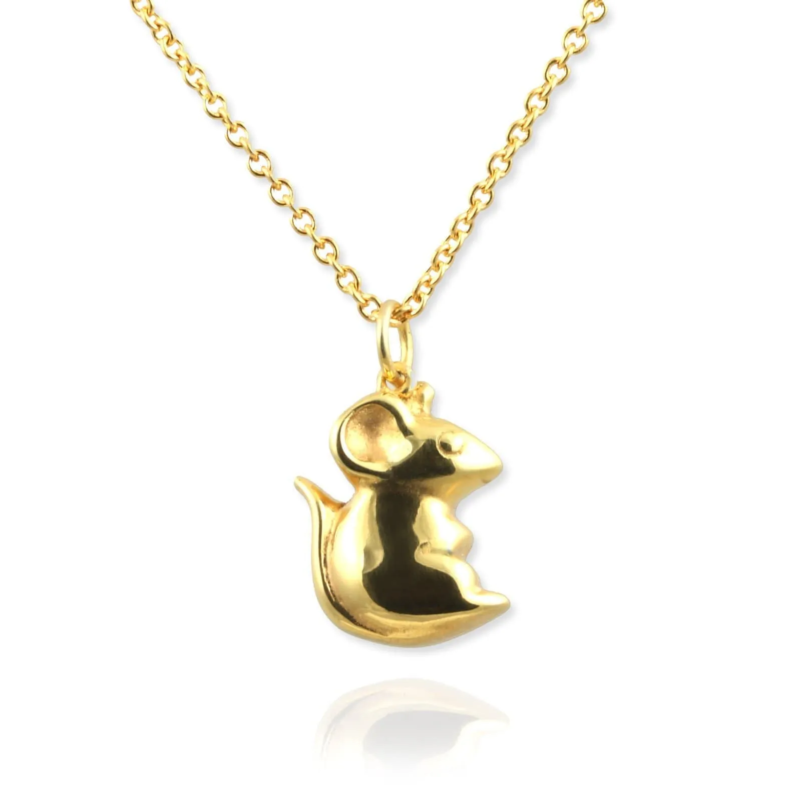 Mouse Pendant Necklace