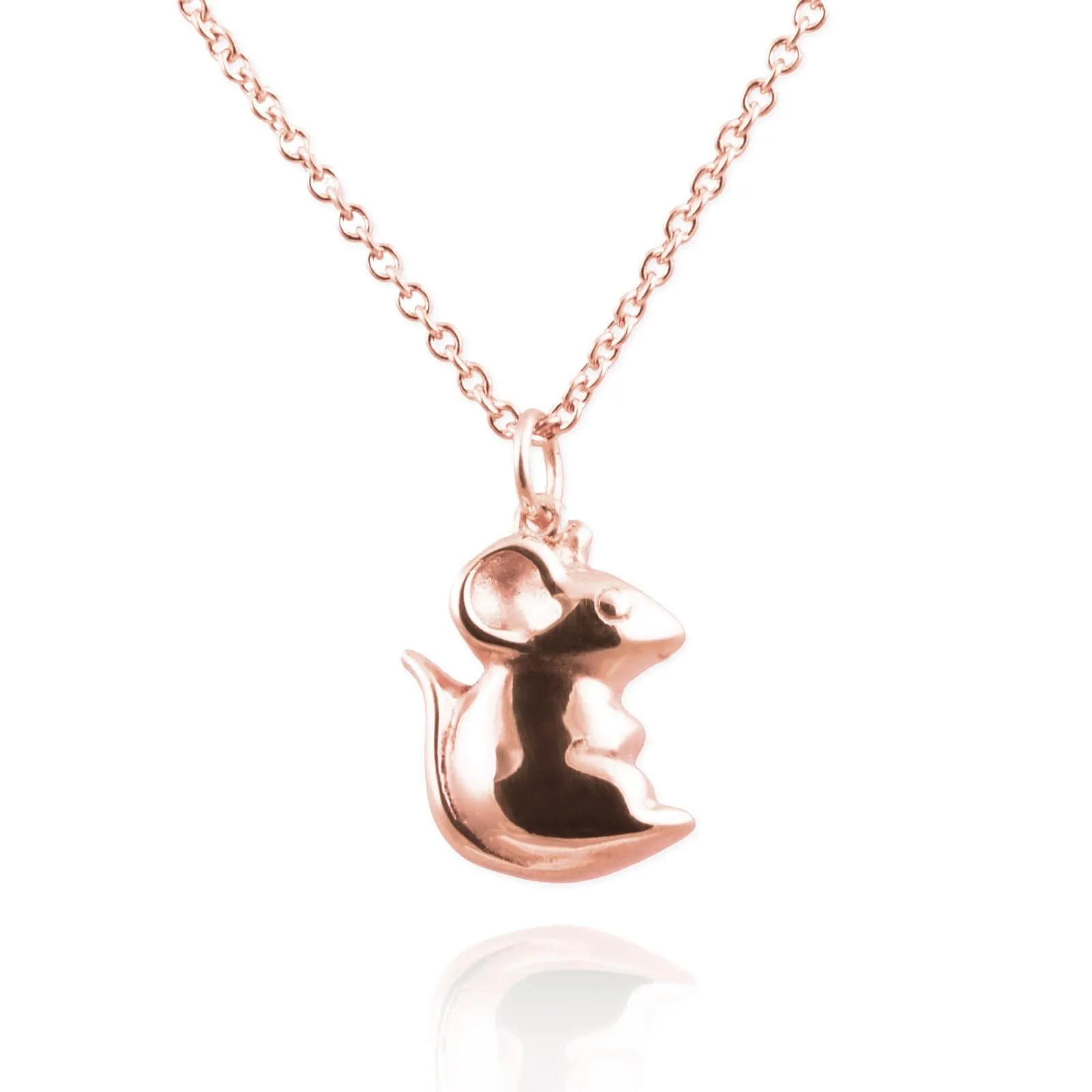 Mouse Pendant Necklace