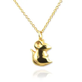 Mouse Pendant Necklace