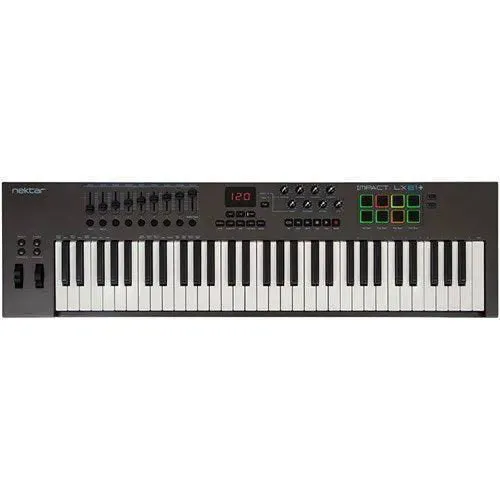 Nektar Impact LX61  61 Full Size Key USB MIDI DAW Controller Keyboard Velocity Sensitive Synth Action