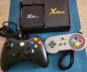 New X96 Mini Android stream box & Retro gaming system, 128GB Plug Play 35  systems