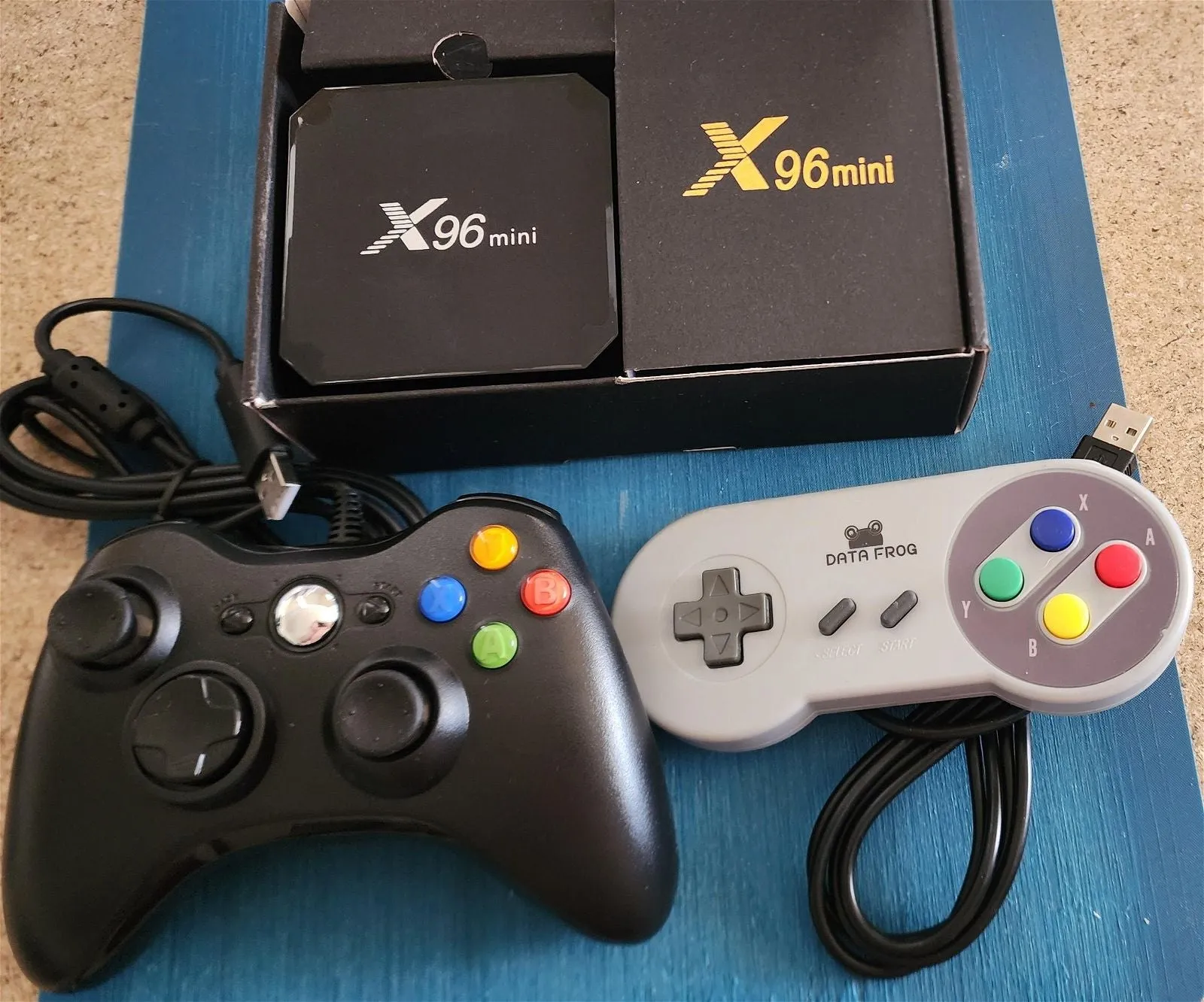 New X96 Mini Android stream box & Retro gaming system, 128GB Plug Play 35  systems