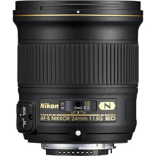 NIkon AF-S NIKKOR 24mm f/1.8G ED Lens - 20057
