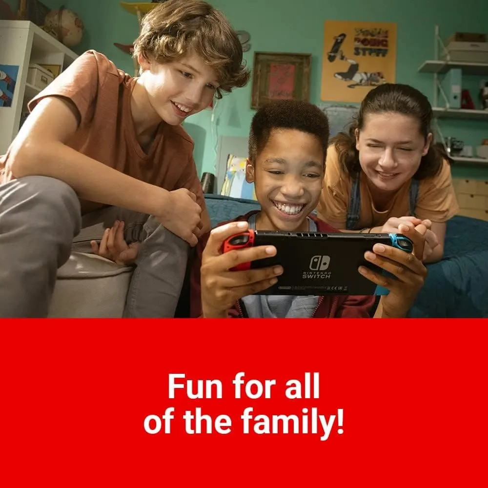 Nintendo Switch - 32GB Console - Neon Red/Neon blue