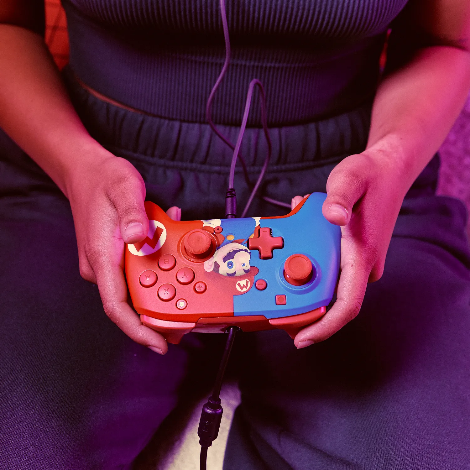 Nintendo Switch Mario REMATCH Controller: Power Pose Mario
