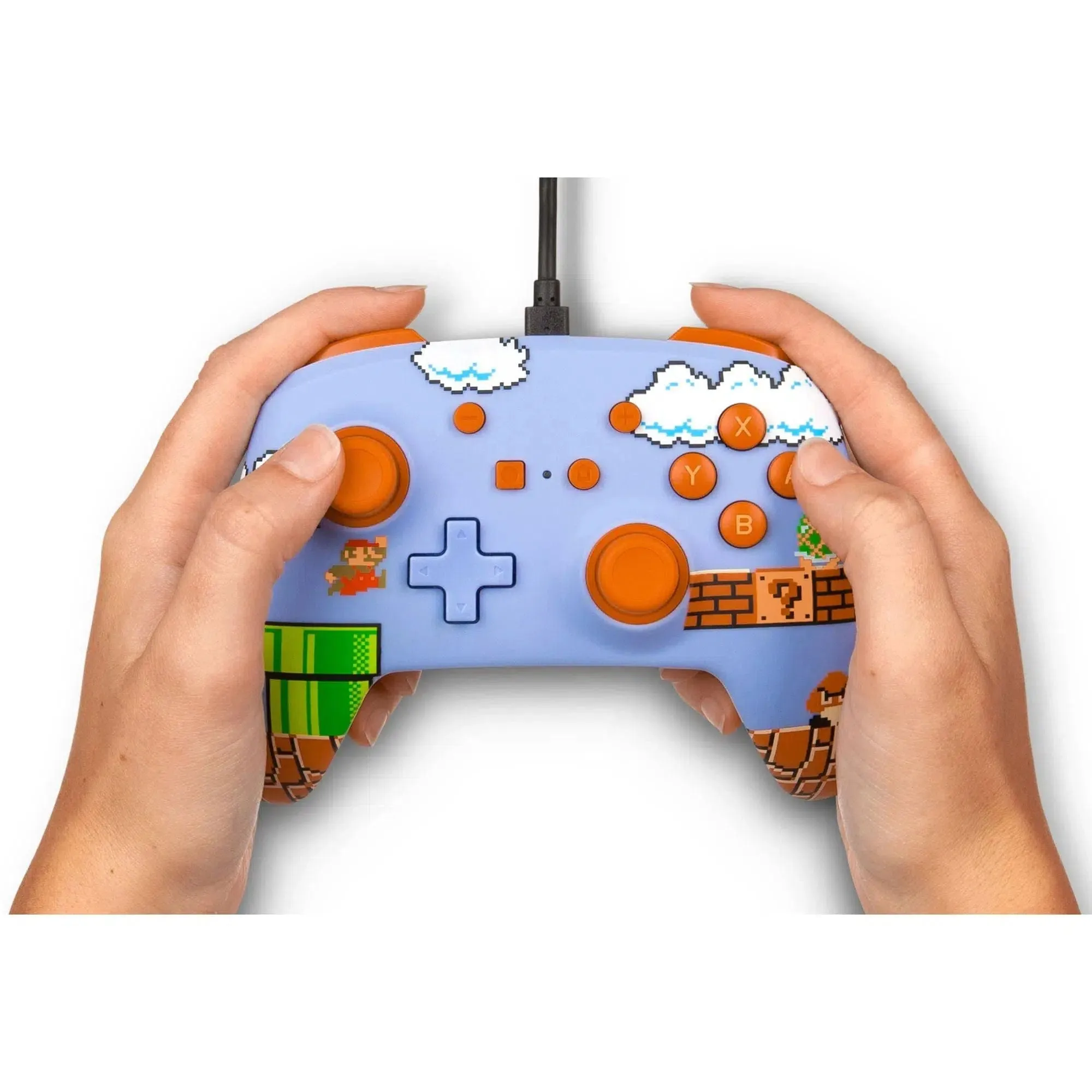 Nintendo Switch Wired Controller (Super Mario Bros. Version) - PowerA - Enhanced Edition