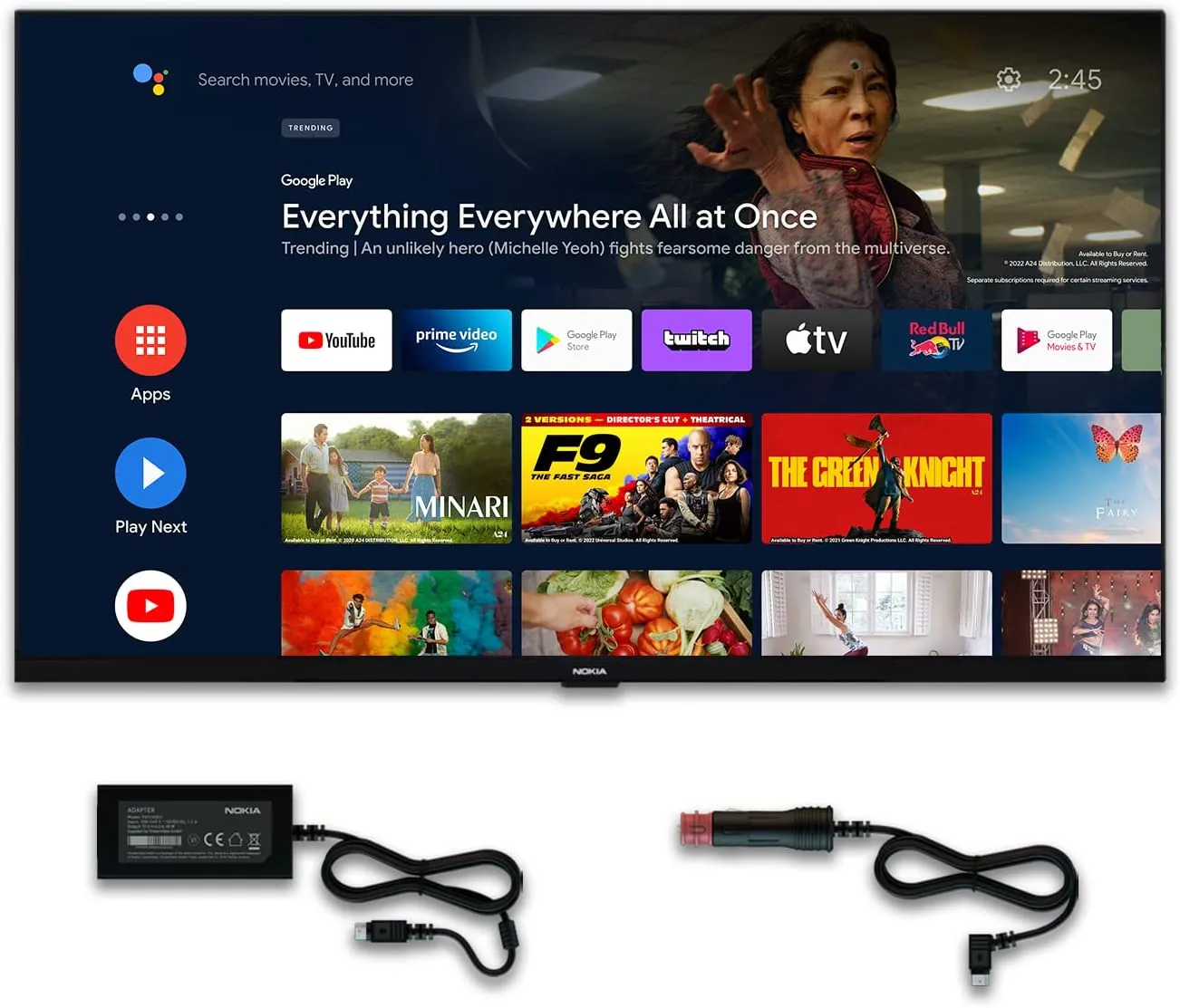 NOKIA 32" ANDROID LED TV 12V (INCLUDING CABLE)