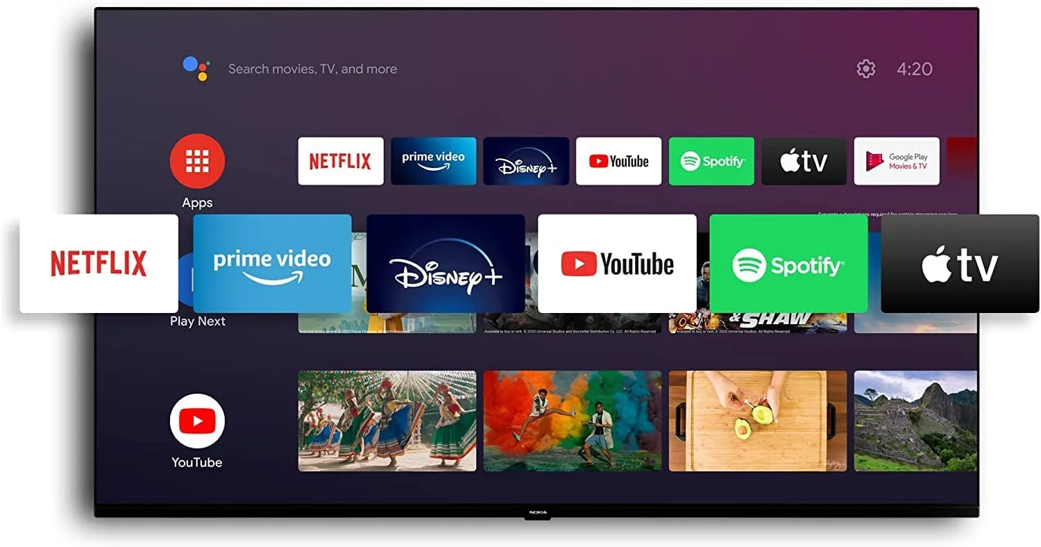 NOKIA 32" ANDROID LED TV 12V (INCLUDING CABLE)