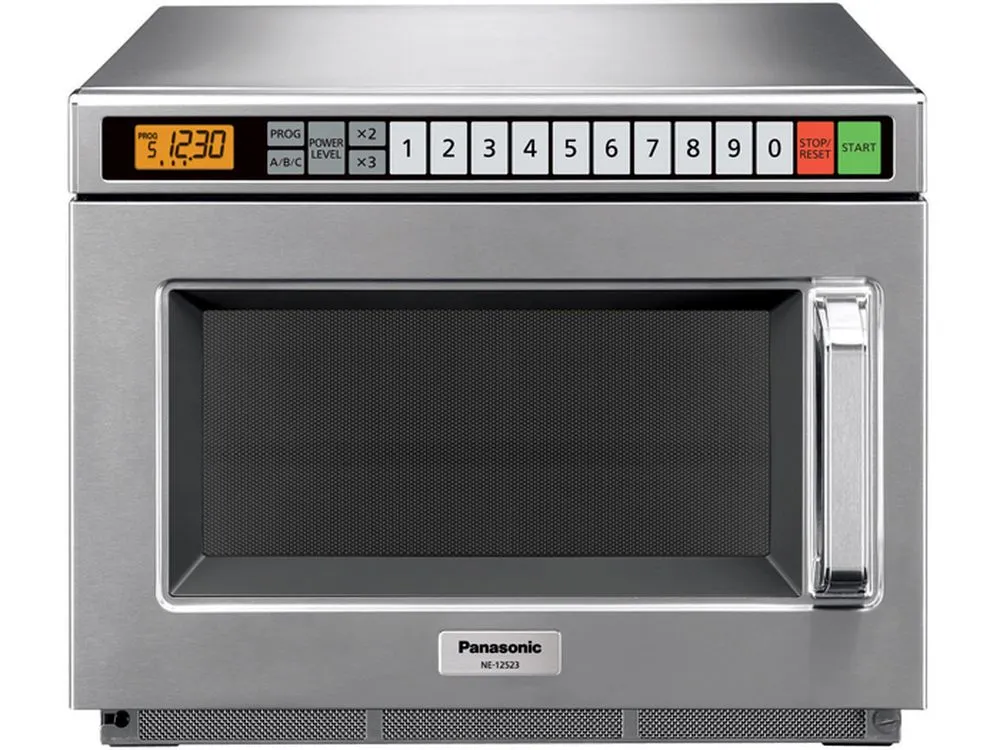 Panasonic NE-12523 Medium Volume Commercial Pro Microwave, 120V, 1200 Watts