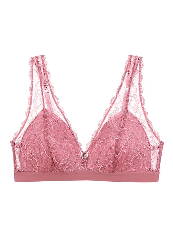 PEARL Plus Lace Wireless Plunge Bra