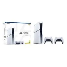 PlayStation 5 Slim Console Bundle with Two Dual Sense Wireless Controllers