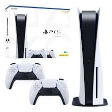 PlayStation 5 Slim Console Bundle with Two Dual Sense Wireless Controllers