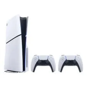 PlayStation 5 Slim Console Bundle with Two Dual Sense Wireless Controllers