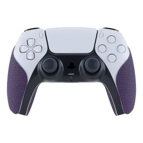 PlayVital Purple Anti-Skid Sweat-Absorbent Controller Grip for PlayStation 5 Controller, Professional Textured Soft Rubber Pads Handle Grips for PS5 Controller - PFPJ006