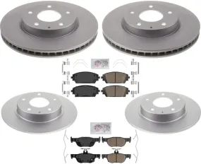 Premium Disc Brake Rotors Brake Pads Sensors For BMW 525i Manual Transmission