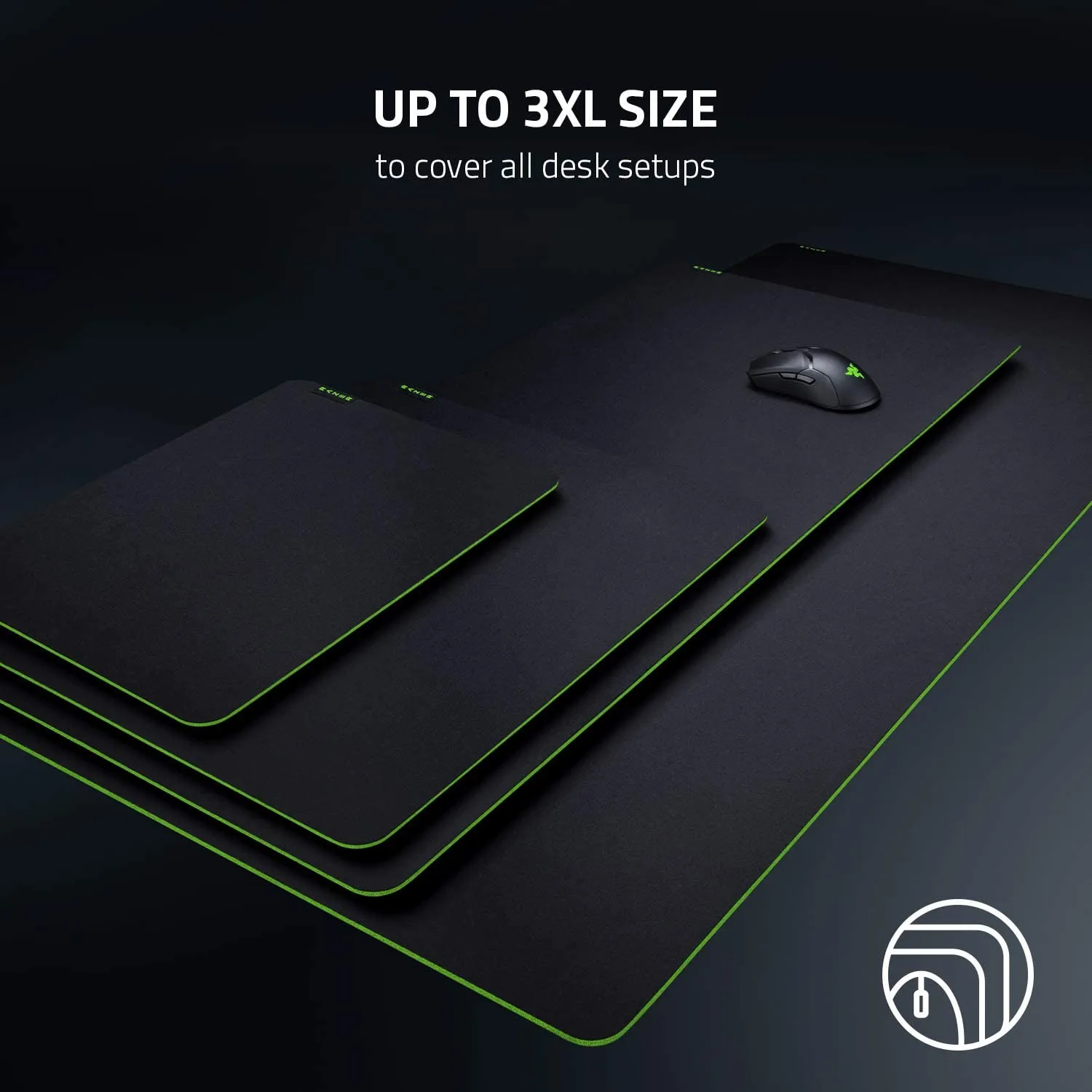 Razer Gigantus V2 Soft Gaming Mouse Pad Non-Slip Rubber Surface Large, Black