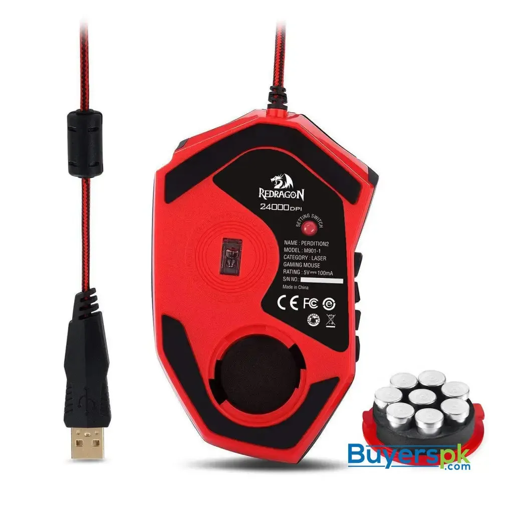 Redragon M901 Perdition Wired Gaming Mouse