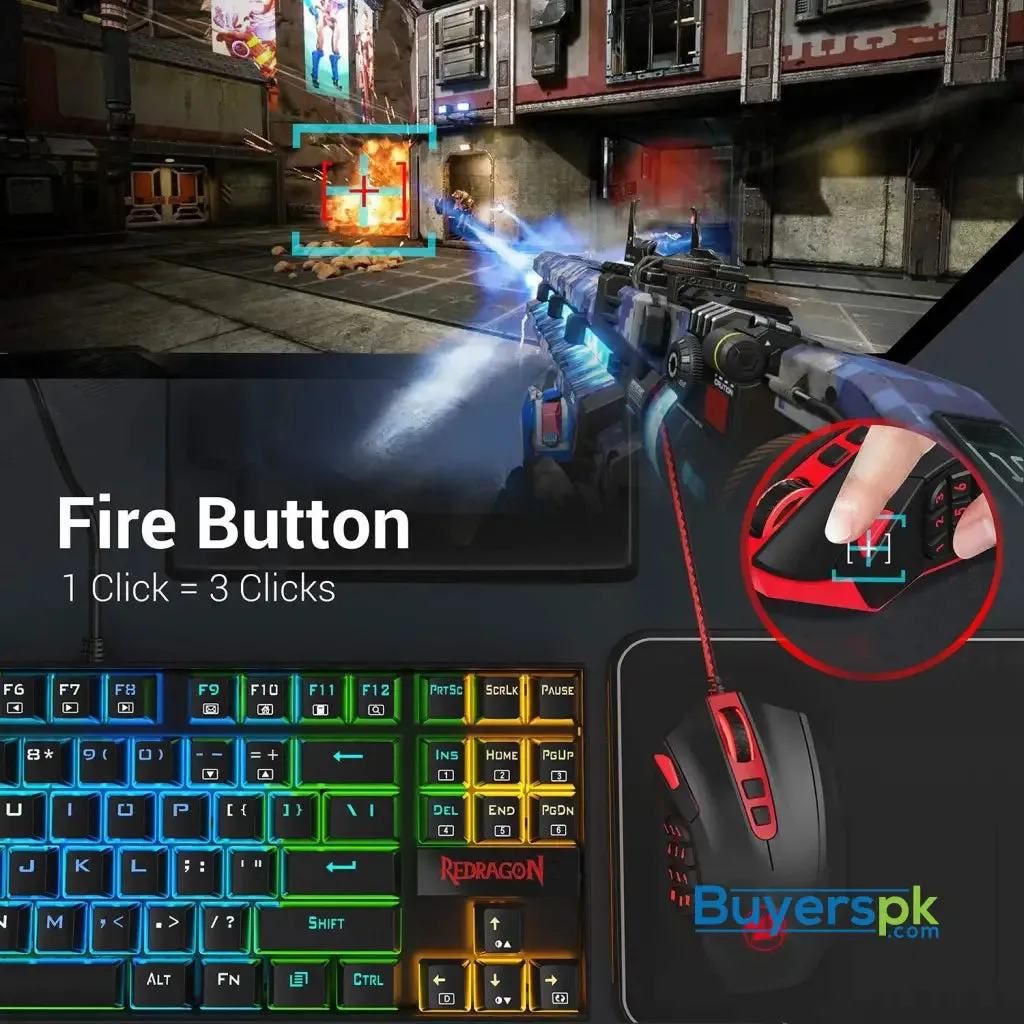 Redragon M901 Perdition Wired Gaming Mouse