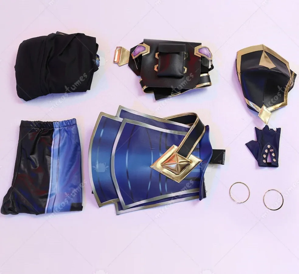 Reyna Bodysuit Cosplay Costume with Pants and Earrings